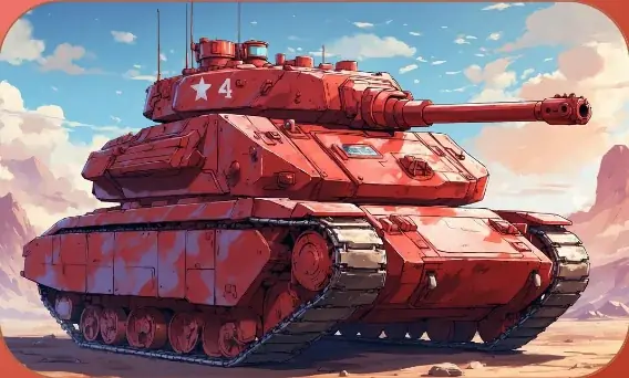 Abrams Tank card art from Lost Chapters (Garnet, Item)