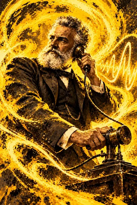 Alexander Graham Bell Full Art card from Lost Chapters