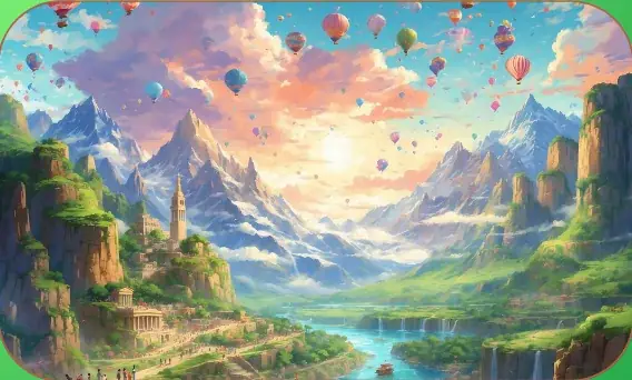 American Countryside card art from Lost Chapters (Emerald, Location)
