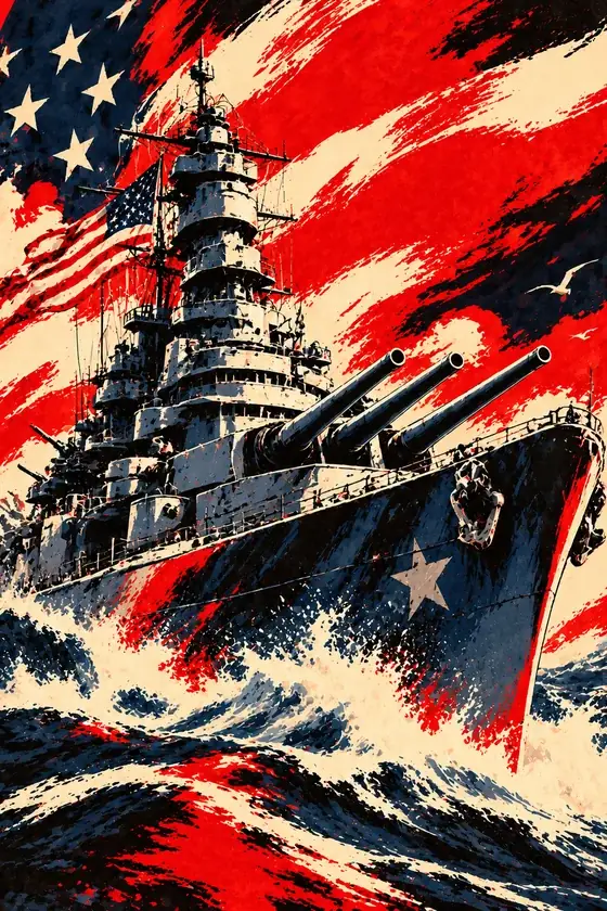 Battleship Full Art card from Lost Chapters