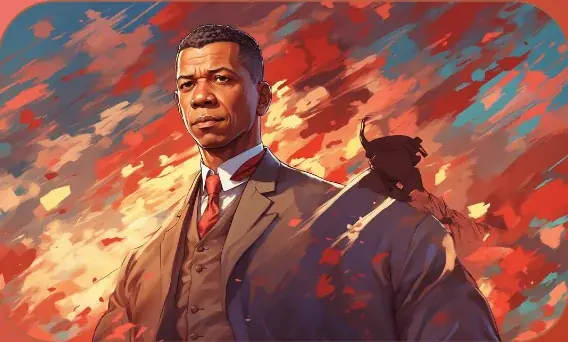 Booker T. Washington card art from Lost Chapters (Garnet, Character)