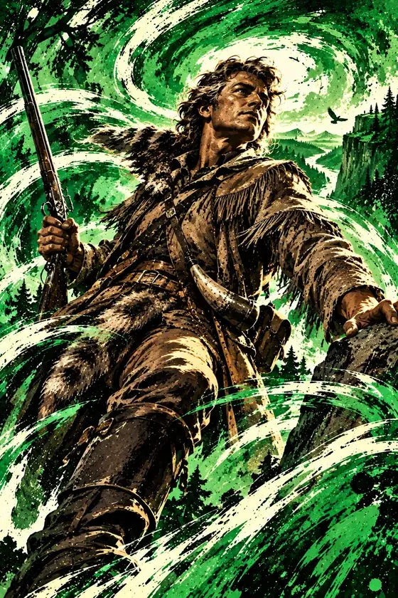Daniel Boone Full Art card from Lost Chapters