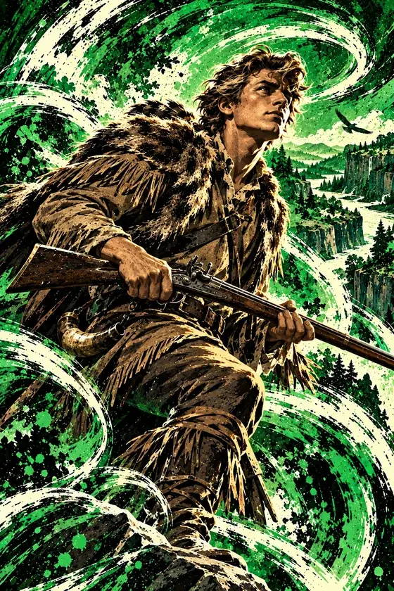 Davy Crockett Full Art card from Lost Chapters