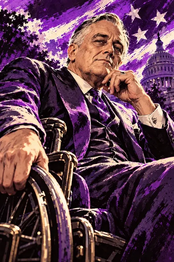 Franklin D. Roosevelt, Deal Maker Full Art card from Lost Chapters