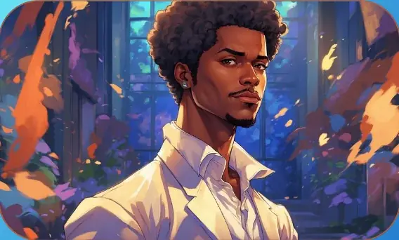 Frederick Douglass card art from Lost Chapters (Cobalt, Character)