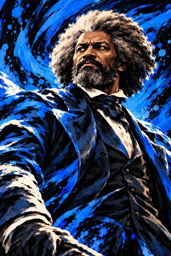 Frederick Douglass Full Art card from Lost Chapters