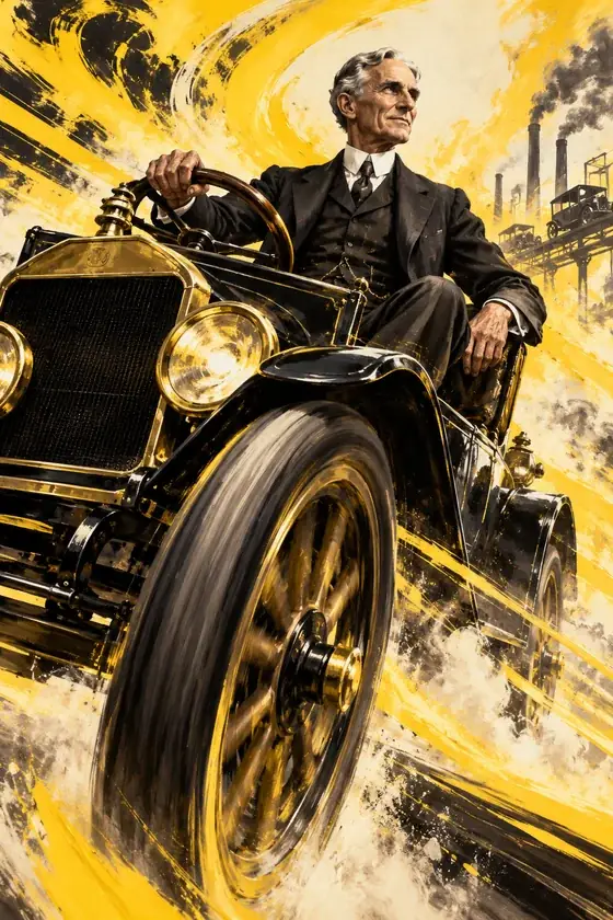 Henry Ford, Vehicle Visionary Full Art card from Lost Chapters