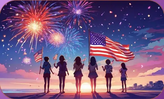 Independence Day card art from Lost Chapters (Quartz, Event)