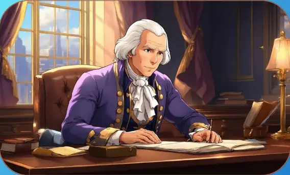 James Madison, Constitution Lead card art from Lost Chapters (Cobalt, Character)