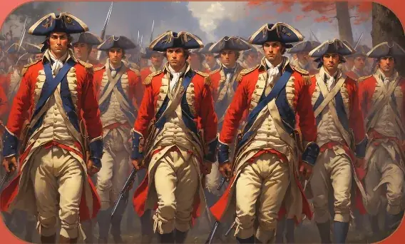 Lexington & Concord card art from Lost Chapters (Garnet, Location)