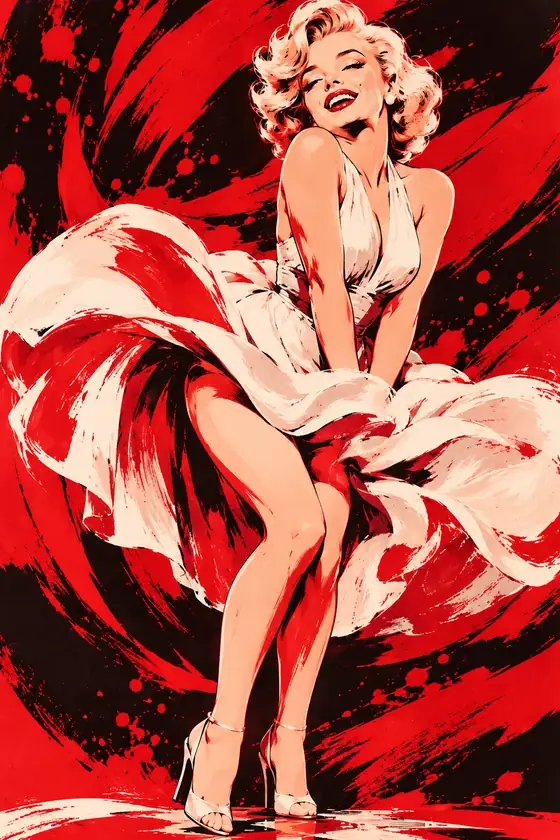 Marilyn Monroe, Infamous Full Art card from Lost Chapters