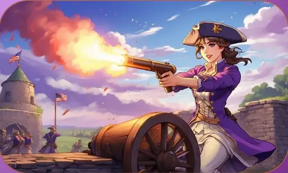 Molly Pitcher, Cannoneer card art from Lost Chapters (Quartz, Character)