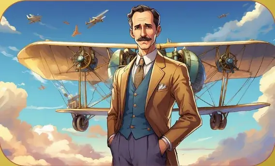 Orville Wright, Brother card art from Lost Chapters (Gold, Character)
