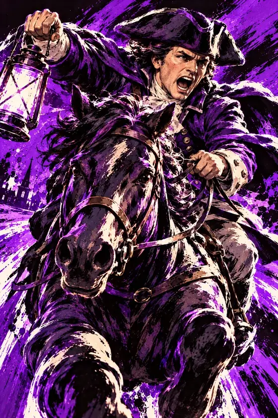 Paul Revere Full Art card from Lost Chapters