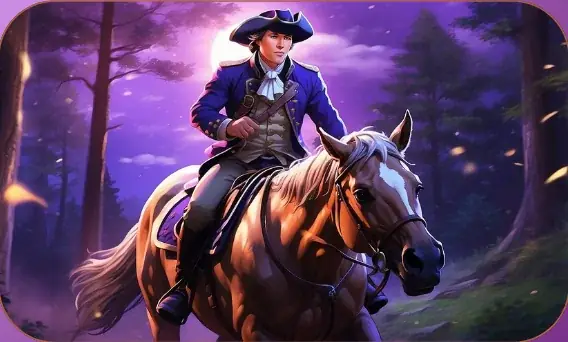 Paul Revere card art from Lost Chapters (Quartz, Character)