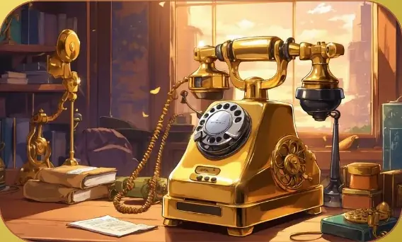 Ring, Ring! card art from Lost Chapters (Gold, Event)