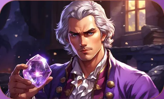 Strange Purple Rock card art from Lost Chapters (Quartz, Item)