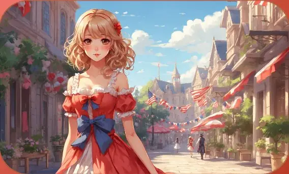 The American Dream card art from Lost Chapters (Garnet, Event)