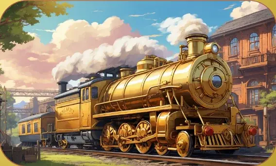 The Steam Engine card art from Lost Chapters (Gold, Item)