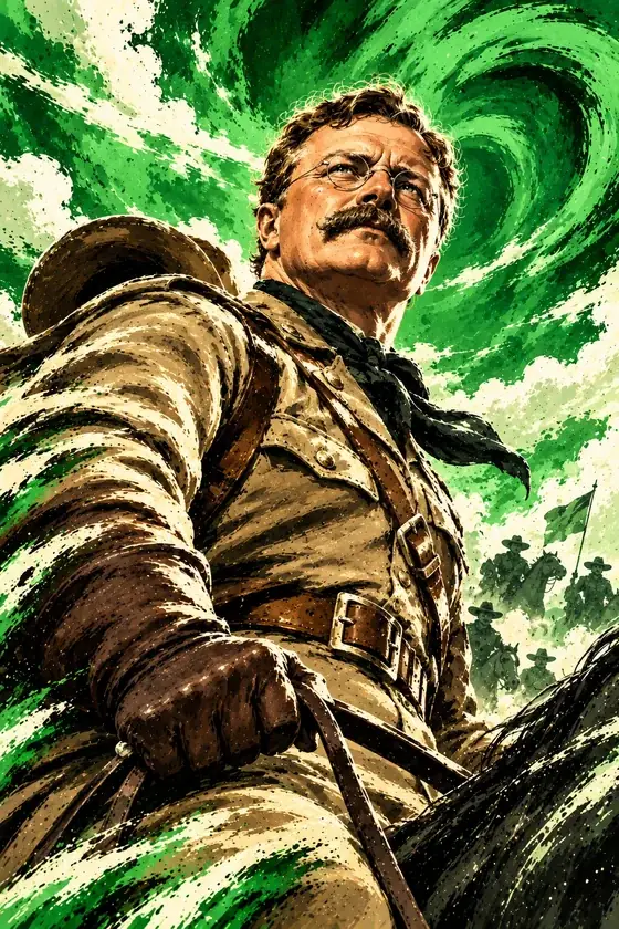 Theodore Roosevelt Full Art card from Lost Chapters