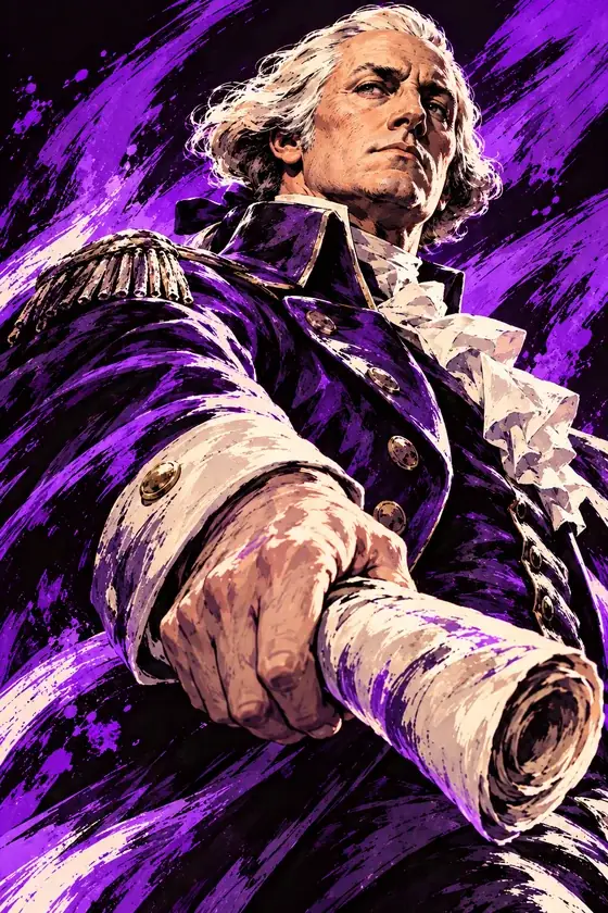 Thomas Jefferson Full Art card from Lost Chapters