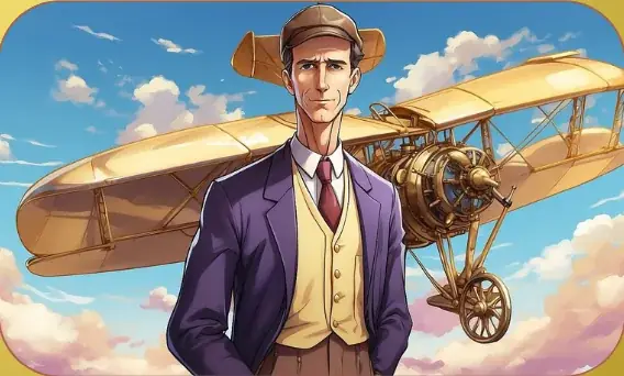 Wilbur Wright, Brother card art from Lost Chapters (Gold, Character)