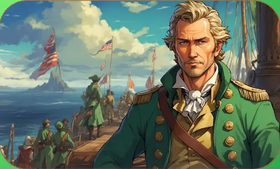 William Clark, Lieutenant card art from Lost Chapters (Emerald, Character)