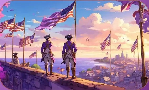 Yorktown card art from Lost Chapters (Quartz, Location)